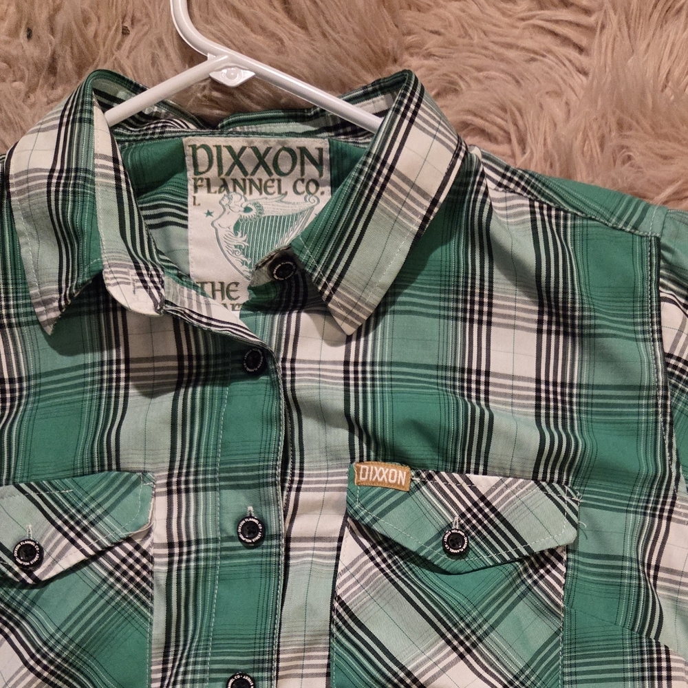 DIXXON Women's Grafton Street Button Up Bamboo L